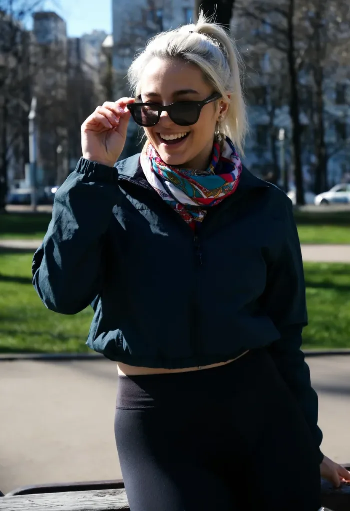 Велосипедистка